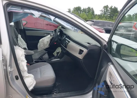 2016 Toyota Corolla Le z USA, uszkodzony, nr VIN 2T1BURHE5GC699305